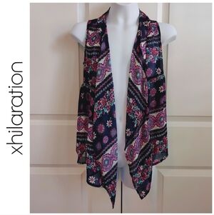 Semi-Sheer Floral Coverup/Layering Piece